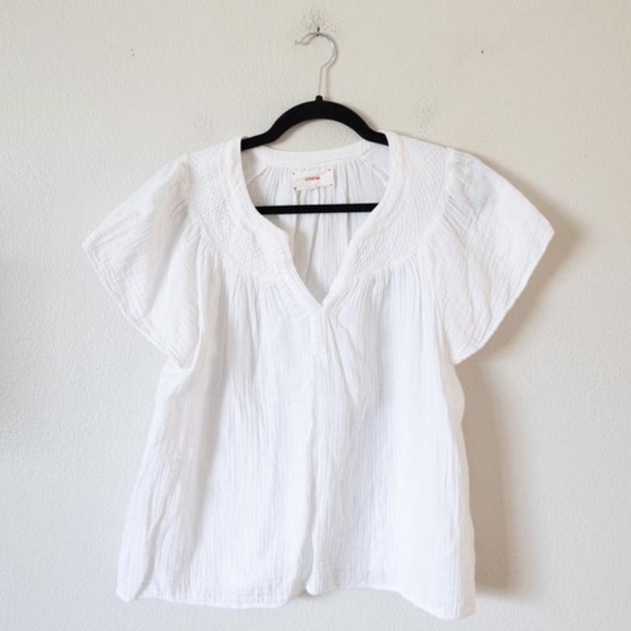 Xirena Tati Blouse Cotton Top - Picture 2 of 6